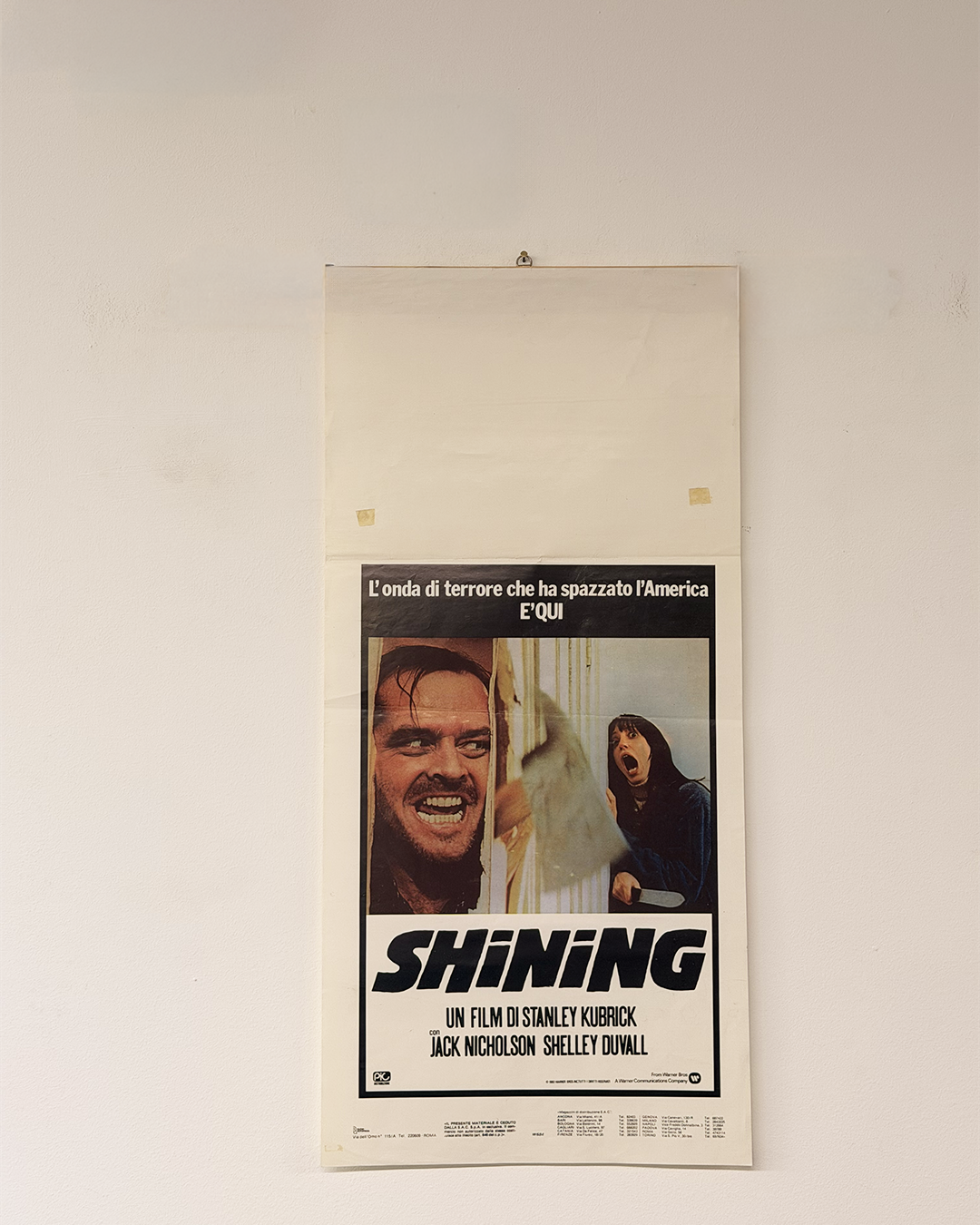 Locandina di cinema - Shining - Kubrick