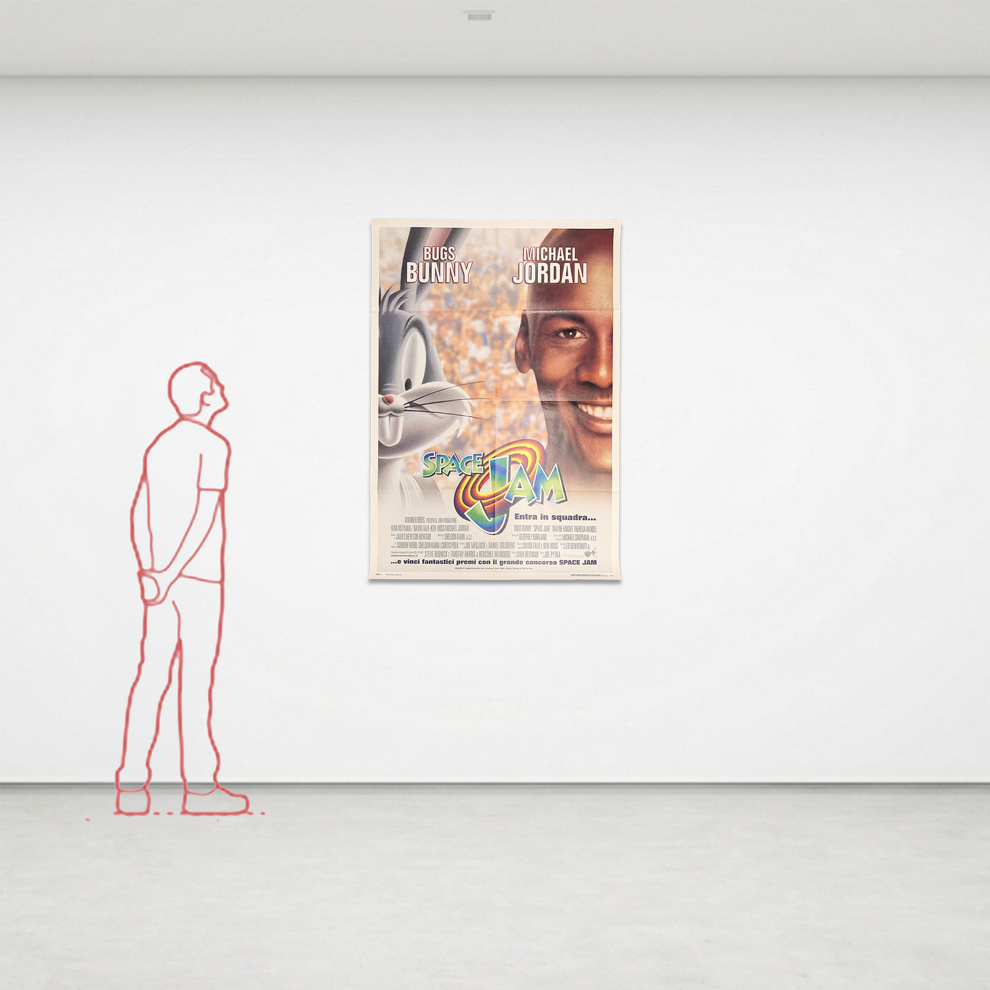 Manifesti di cinema - Space Jam - Michael Jordan