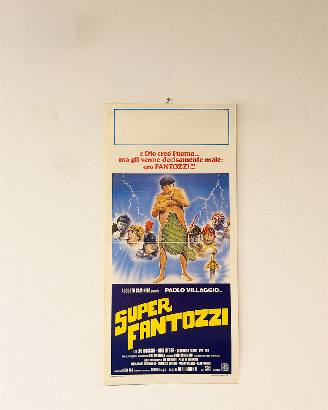 Locandina di cinema - Super Fantozzi