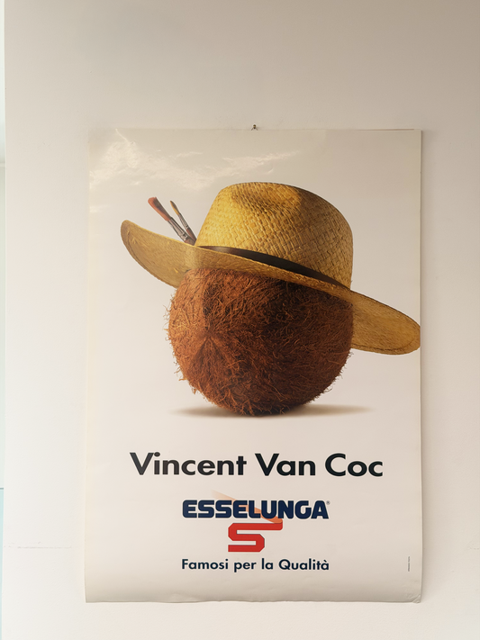 Manifesto pubblicitario originale - Vincent Van Coc Esselunga
