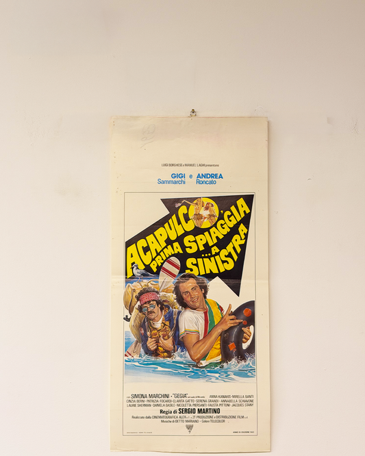 Locandina di cinema - Acapulco prima spiaggia a sinistra