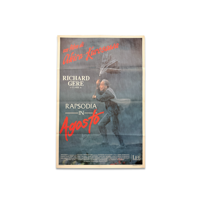 Manifesto di cinema - Rapsodia in Agosto - Richard Gere