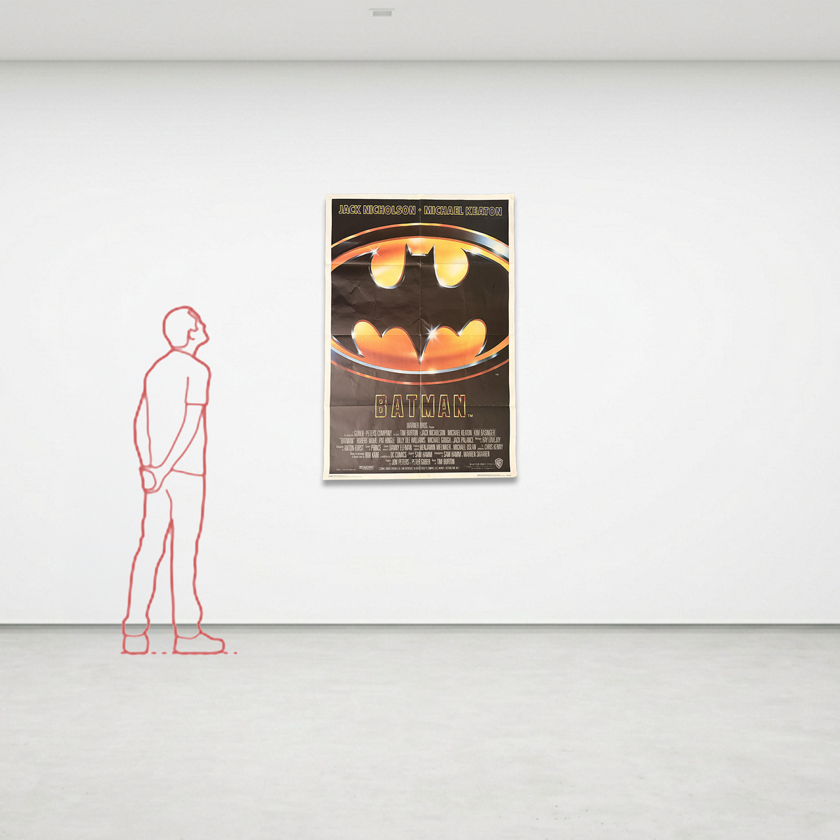 Manifesto di cinema - Batman - Tim Burton - Jack Nicholson