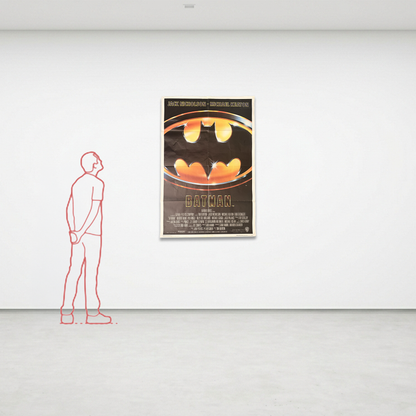 Manifesto di cinema - Batman - Tim Burton - Jack Nicholson