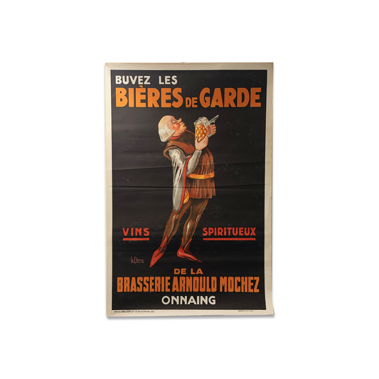 Manifesto pubblicitario originale - Bieres de Garde