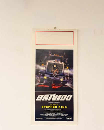 Locandina di cinema - Brivido - Stephen King