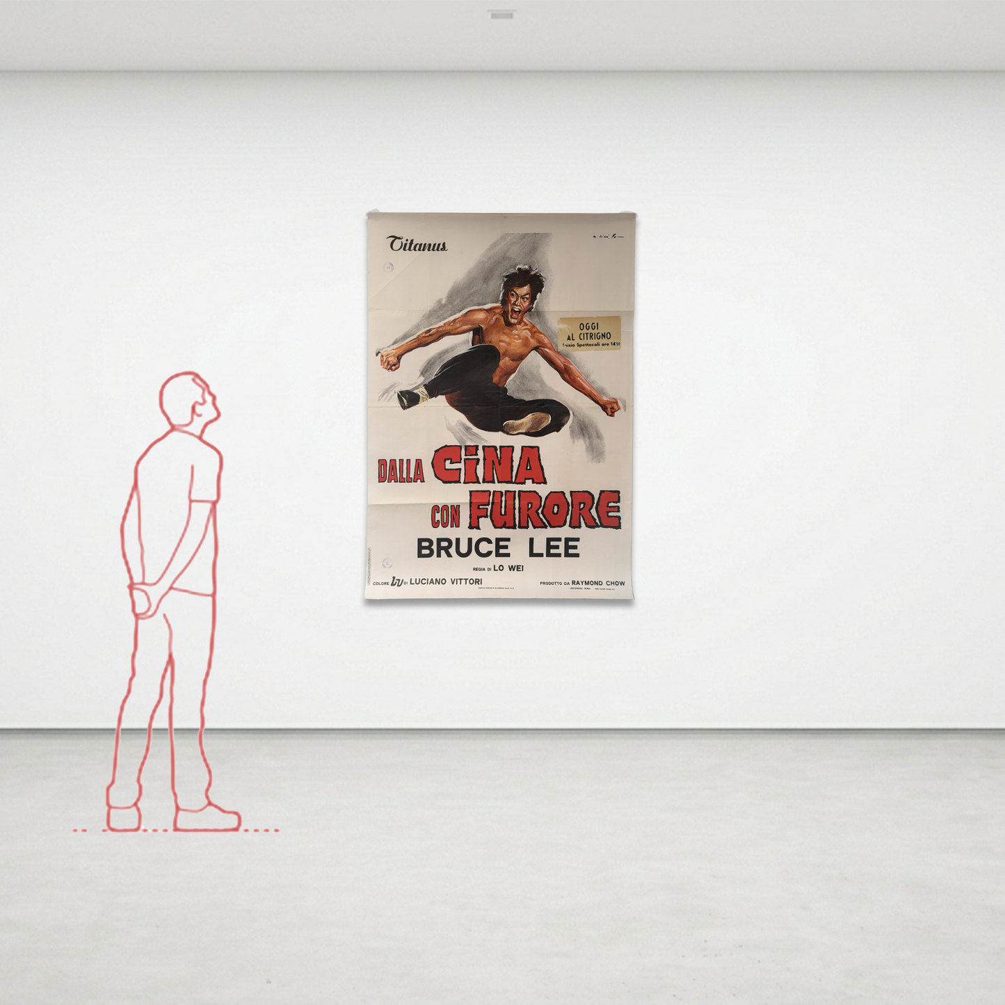 Manifesto di cinema - Dalla Cina con Furore - Bruce Lee