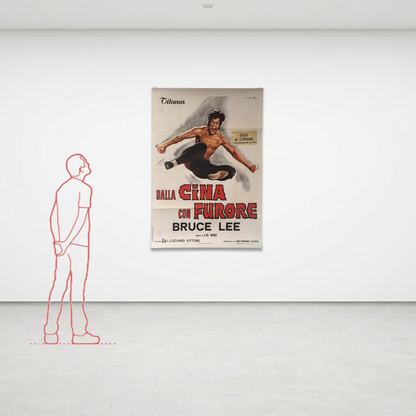 Manifesto di cinema - Dalla Cina con Furore - Bruce Lee
