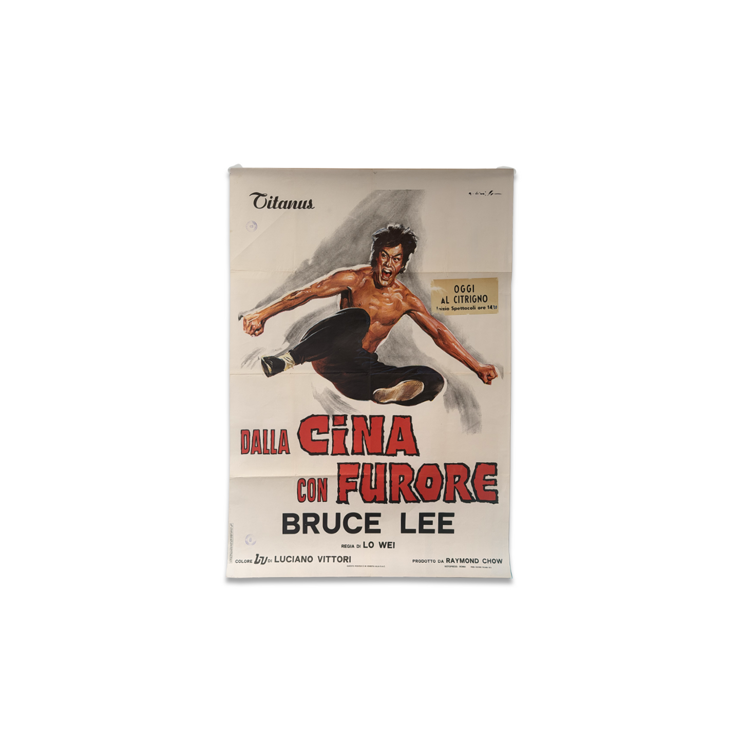 Manifesto di cinema - Dalla Cina con Furore - Bruce Lee