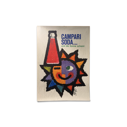 Manifesto pubblicitario originale - Campari Soda