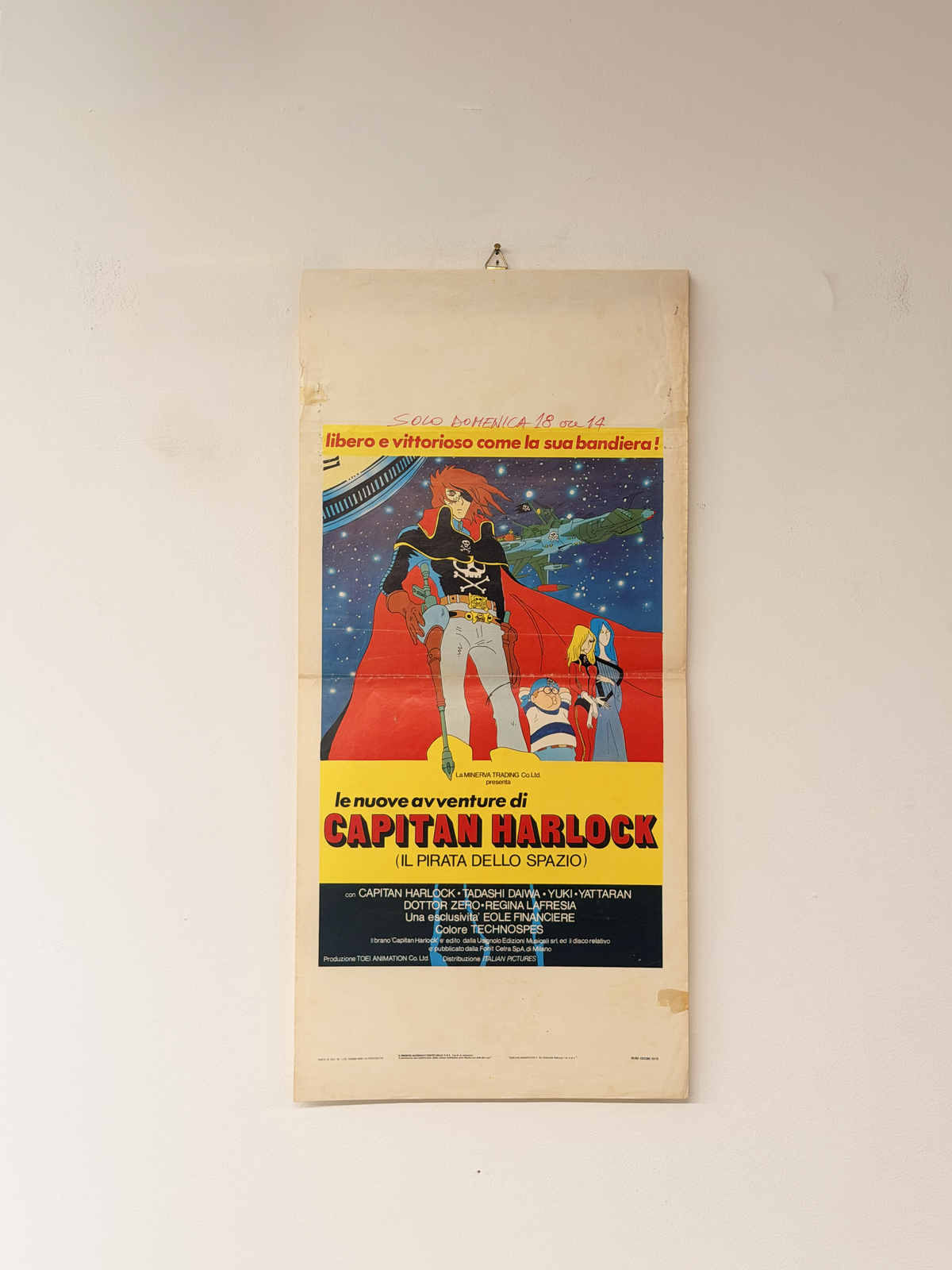 Locandina di cinema - Capitan Harlock