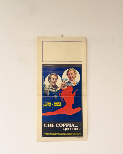 Locandina di cinema - Che coppia quei due! - Roger Moore