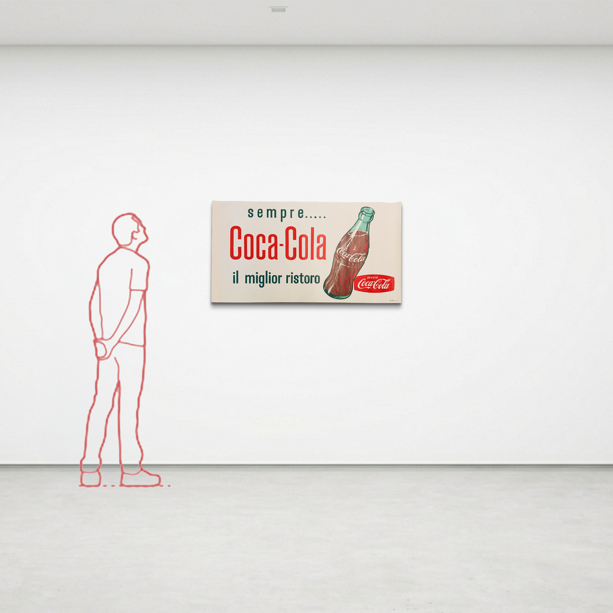 Manifesto pubblicitario originale - Coca Cola