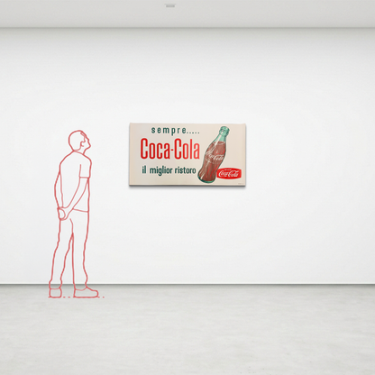 Manifesto pubblicitario originale - Coca Cola