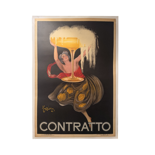 Manifesto originale pubblicitario -  Contratto
