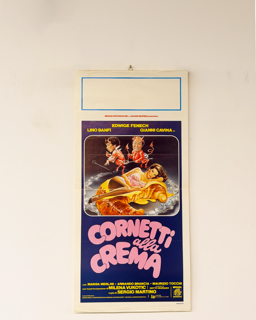 Locandina di cinema - Cornetti alla crema