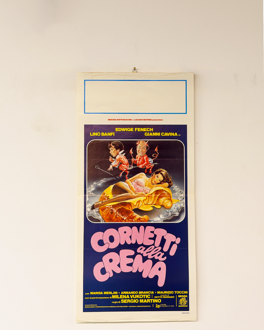 Locandina di cinema - Cornetti alla crema