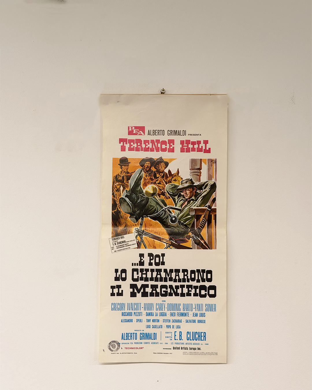 Locandina di cinema - E poi lo chiamavano il Magnifico - Bud Spencer