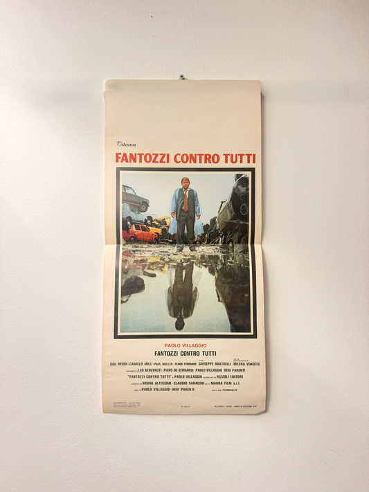 Locandina di cinema - Fantozzi contro tutti