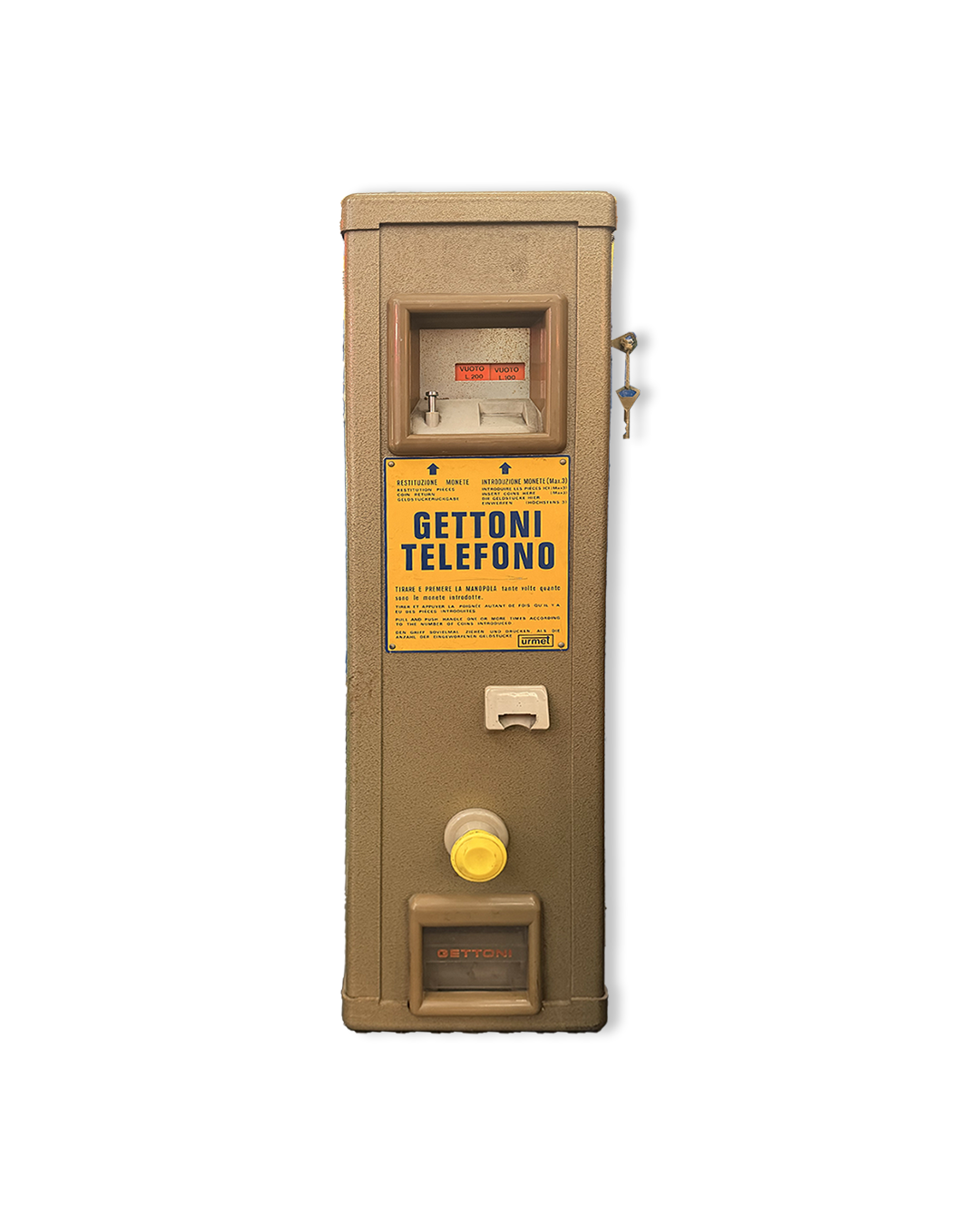 Gettoniera originale anni 70