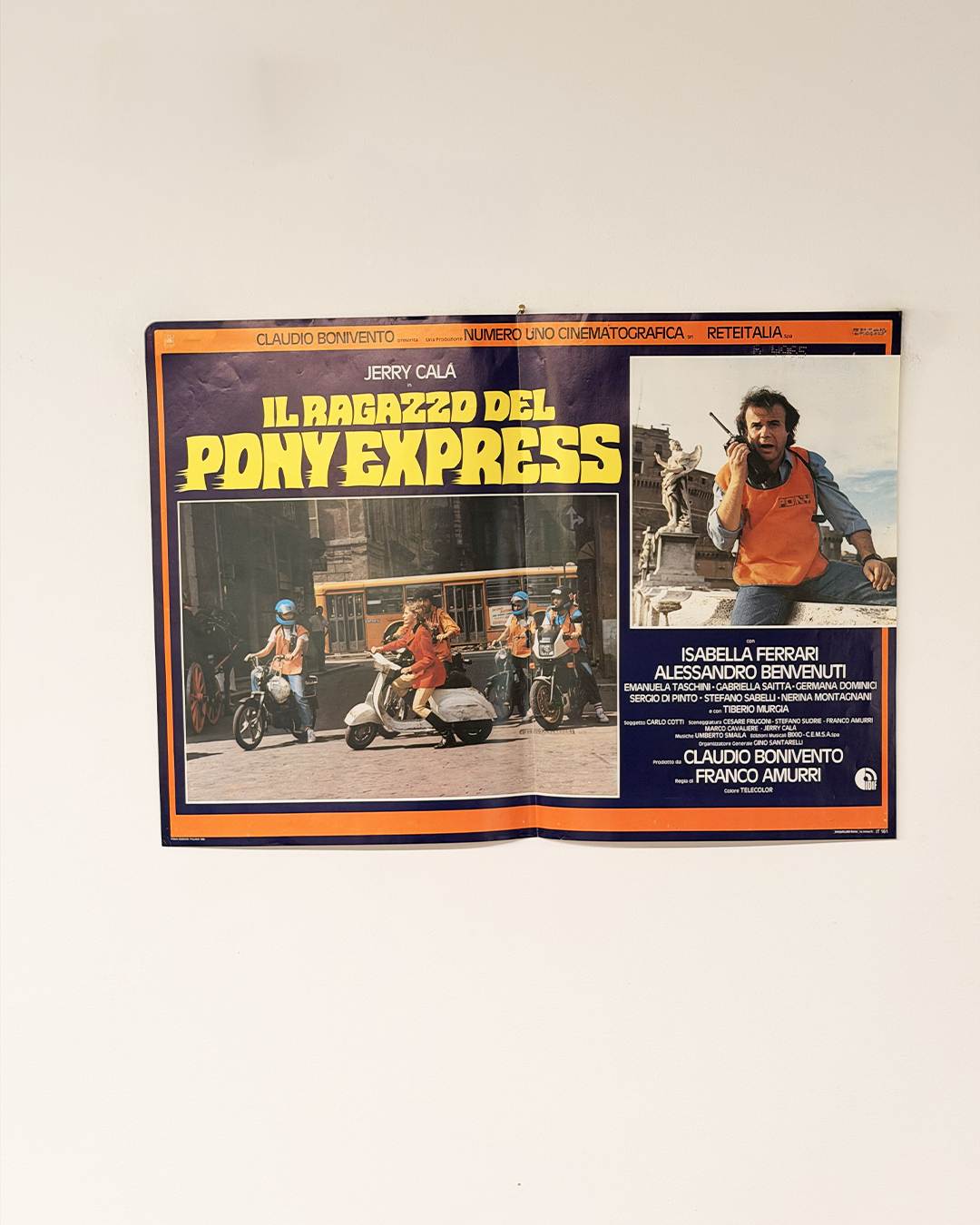 Fotobusta di cinema - Il ragazzo di pony express (Vespa)