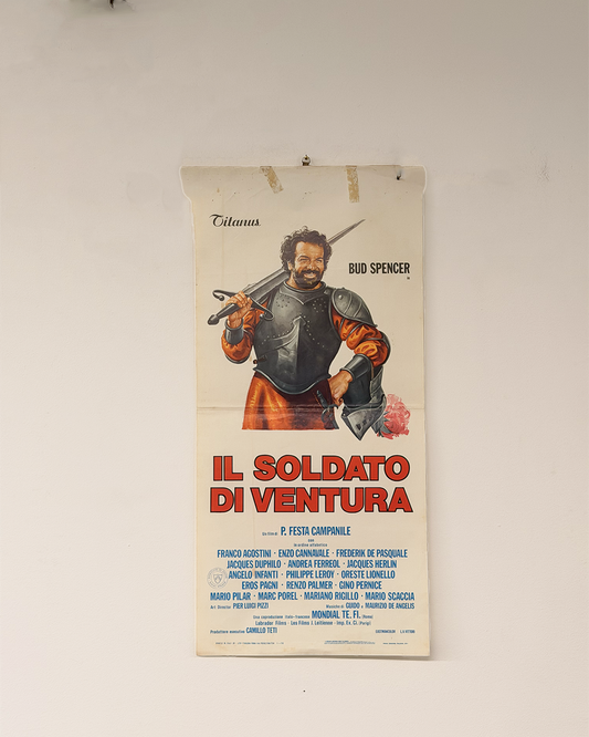 Locandina di cinema - Il soldato Ventura - Bud Spencer