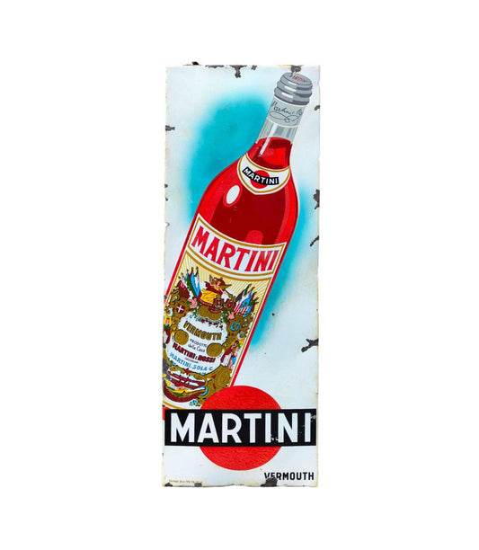 Insegna smaltata - Martini vermouth