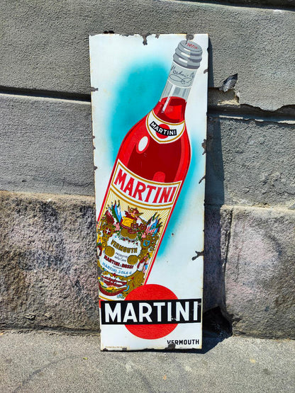Insegna smaltata - Martini vermouth