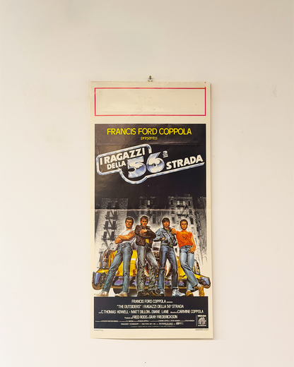 Locandina di cinema - I ragazzi della 56° strada - Francis Ford Coppola