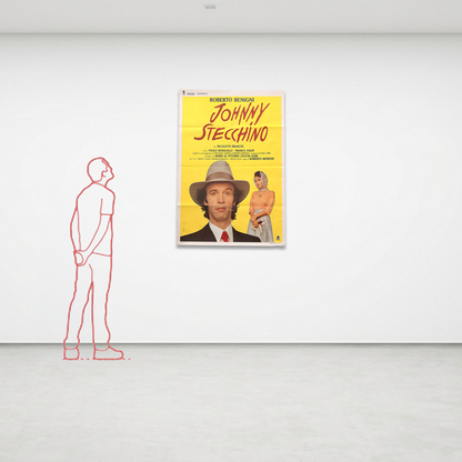 Manifesto di cinema - Johnny Stecchino - Roberto Benigni