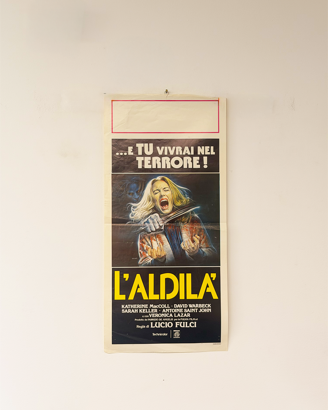 Locandina di cinema - L'aldilà (Lucio Fulci)