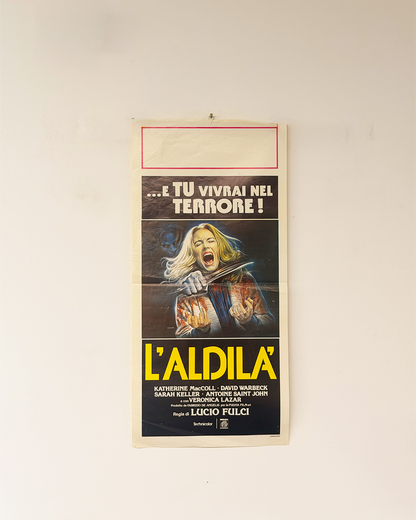 Locandina di cinema - L'aldilà (Lucio Fulci)