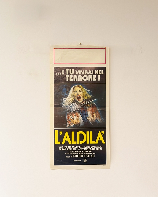 Locandina di cinema - L'aldilà (Lucio Fulci)