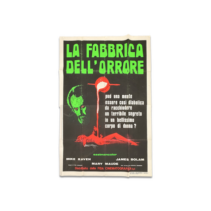 manifesto originale di cinema - La Fabbrica dell'orrore