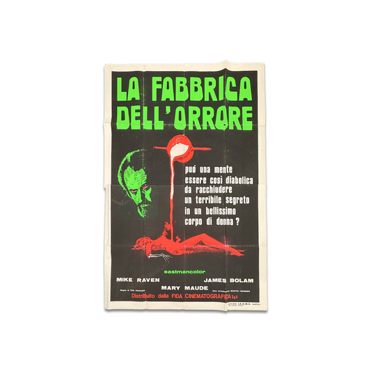 manifesto originale di cinema - La Fabbrica dell'orrore