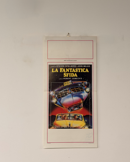 Locandina di cinema - La fantastica sfida (Steven Spielberg)