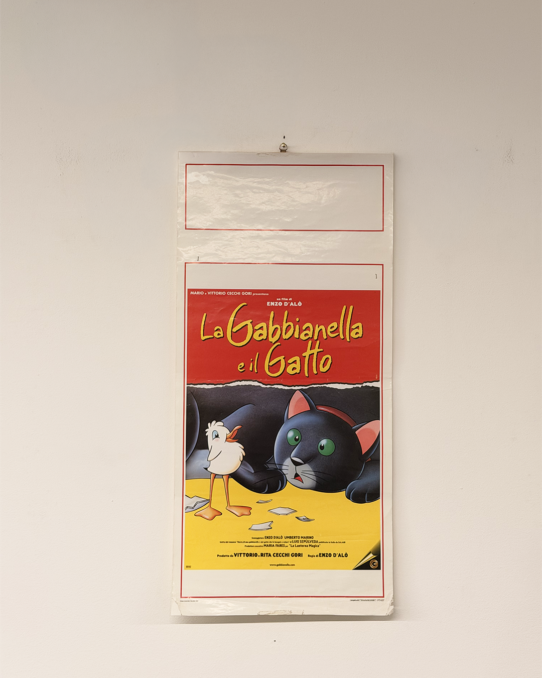 Locandina di cinema - La Gabbianella e il Gatto