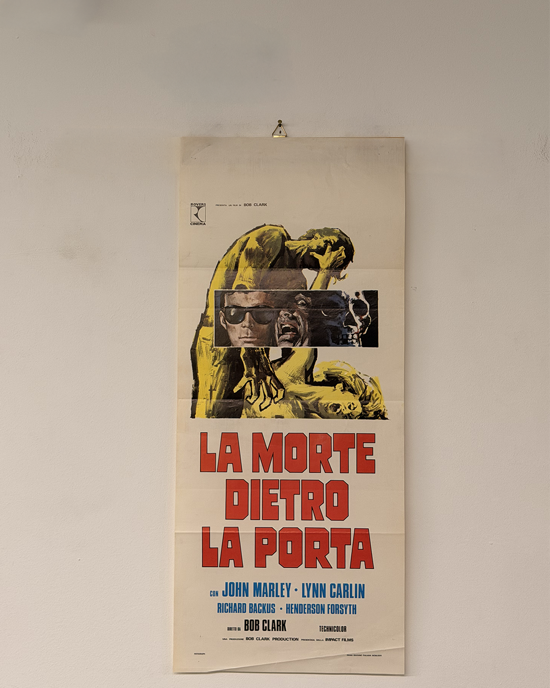 Locandina di cinema - La morte dietro la porta