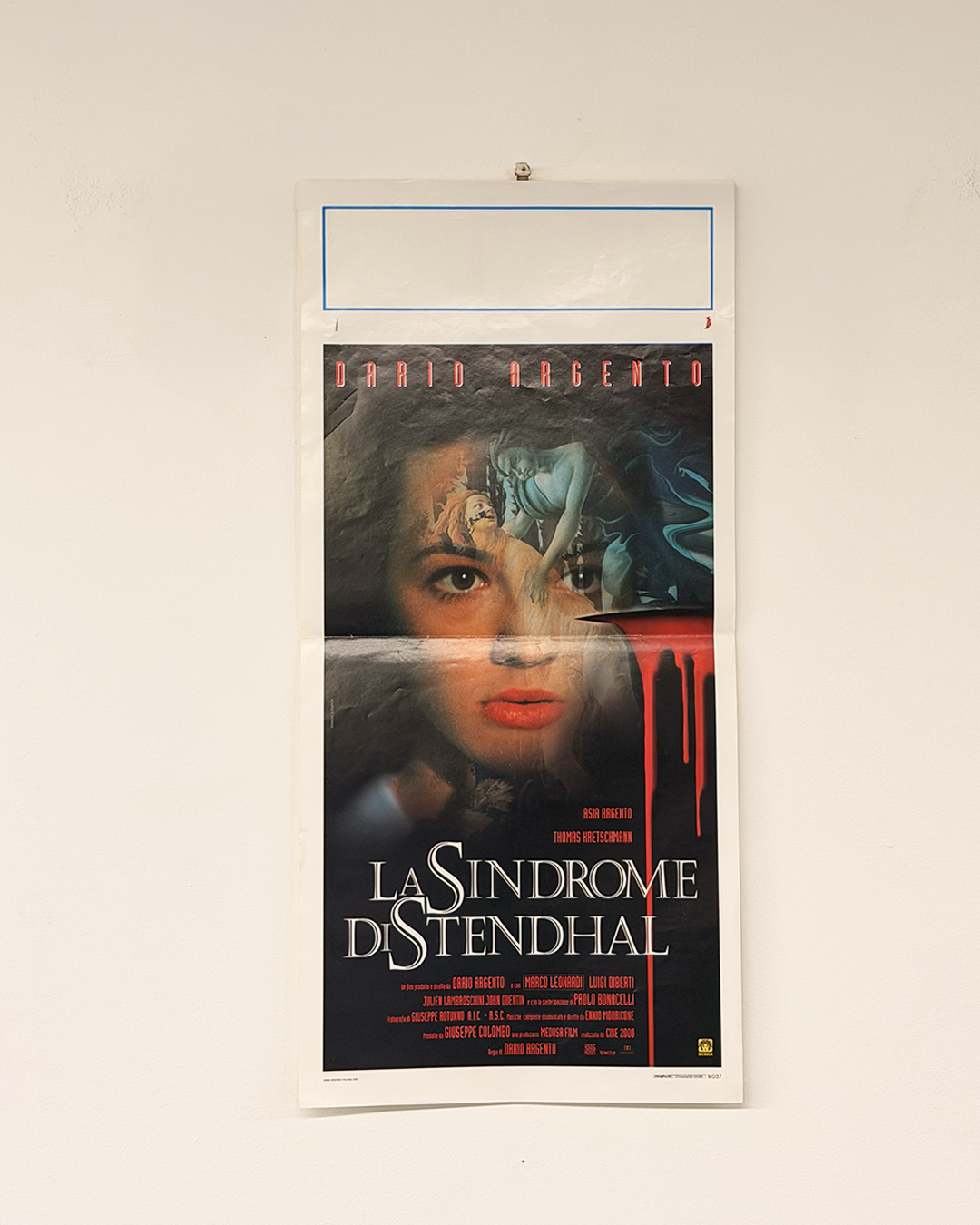 Locandina di cinema - La Sindrome di Stendhal - Dario Argento