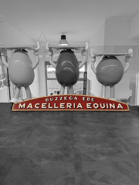 Insegna originale - Macelleria Equina