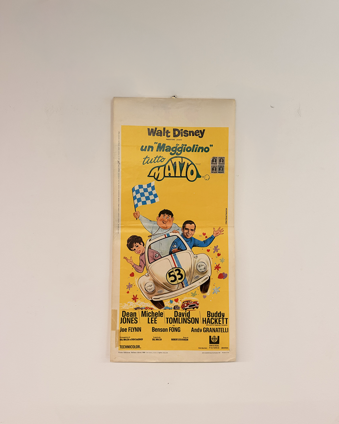 Locandina di cinema - Un maggiolino tutto matto
