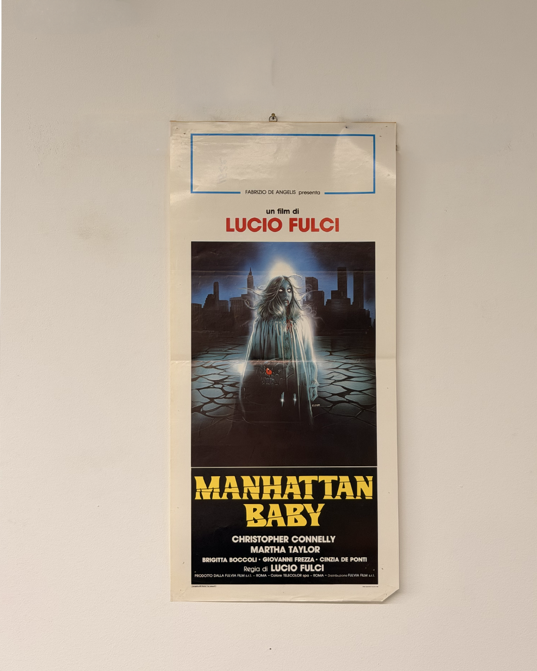 Locandina di cinema - Manhattan baby (Lucio Fulci)