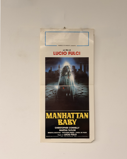 Locandina di cinema - Manhattan baby (Lucio Fulci)