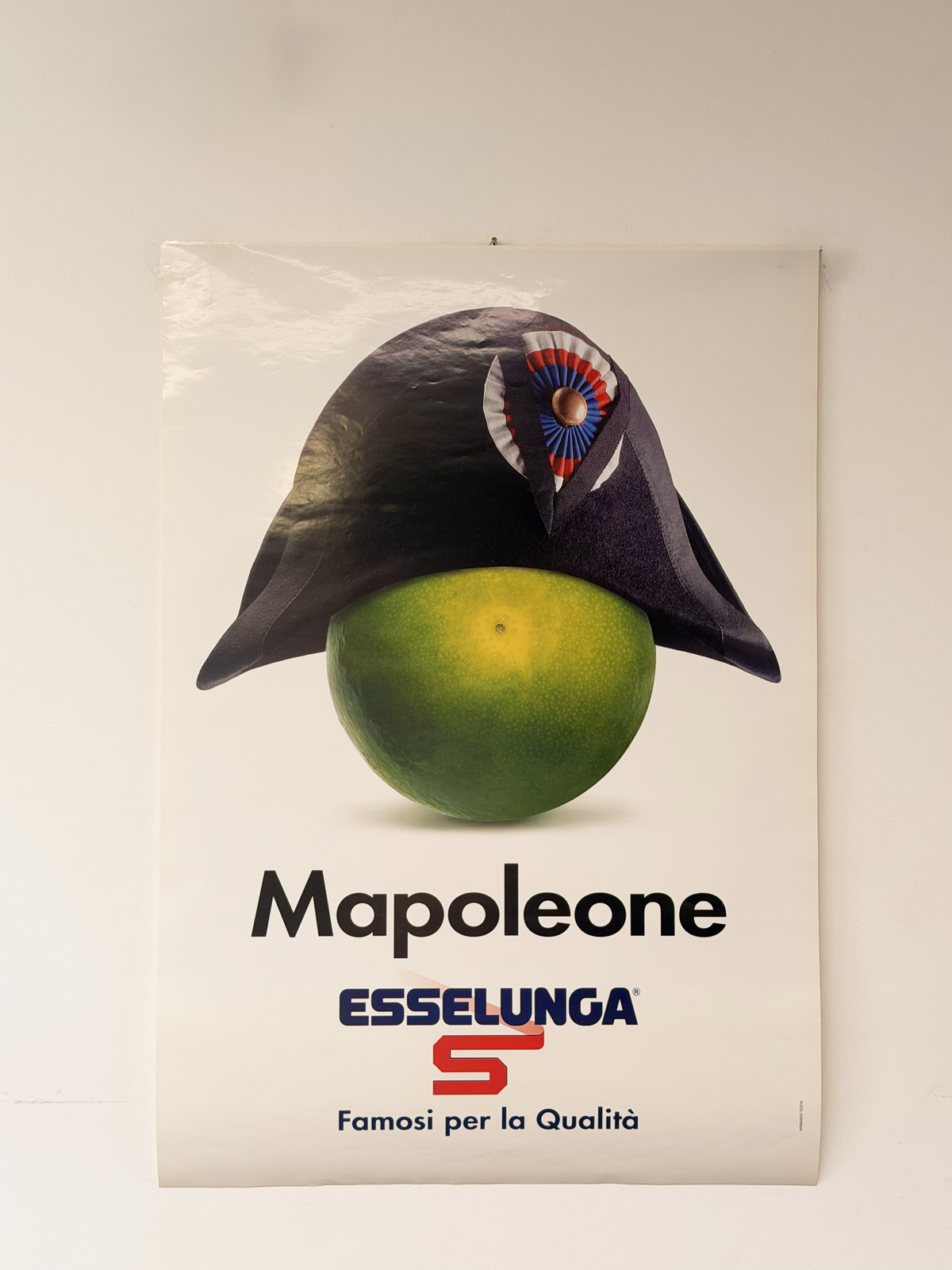 Manifesto pubblicitario originale - Mapoleone Esselunga