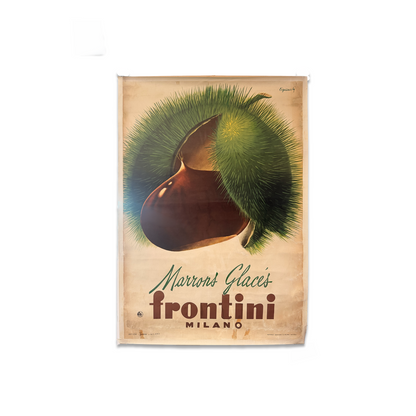 Manifesto pubblicitario originale - Marrons Glaces