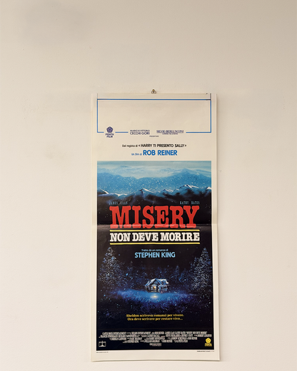 Locandina di cinema - Misery -Stephen King