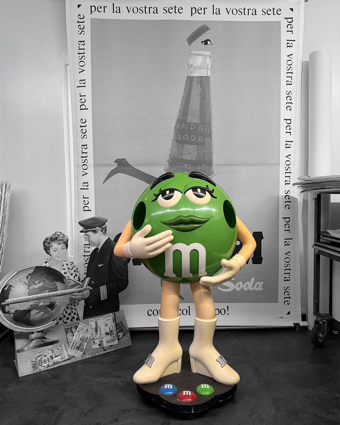 Espositore originale M&m's Verde