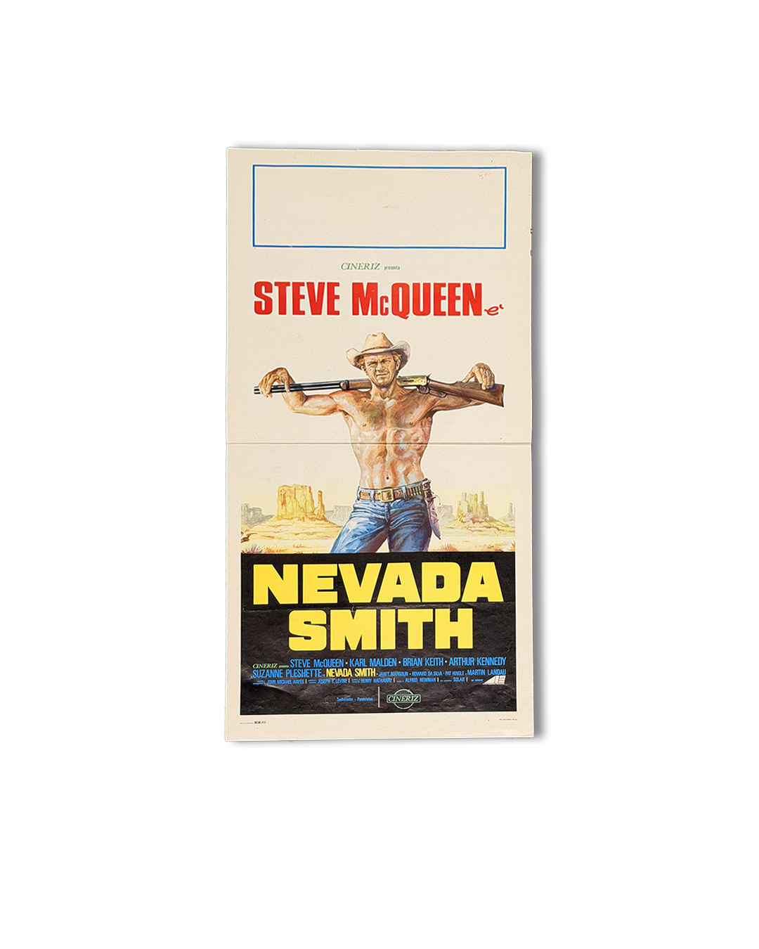Locandina di cinema - Nevada Smith - Steve McQueen