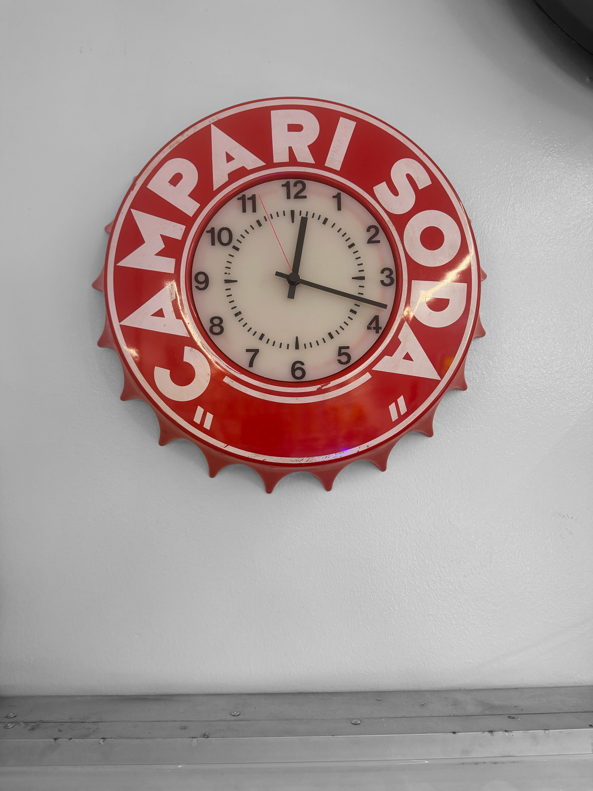 orologio pubblicitario Campari Soda