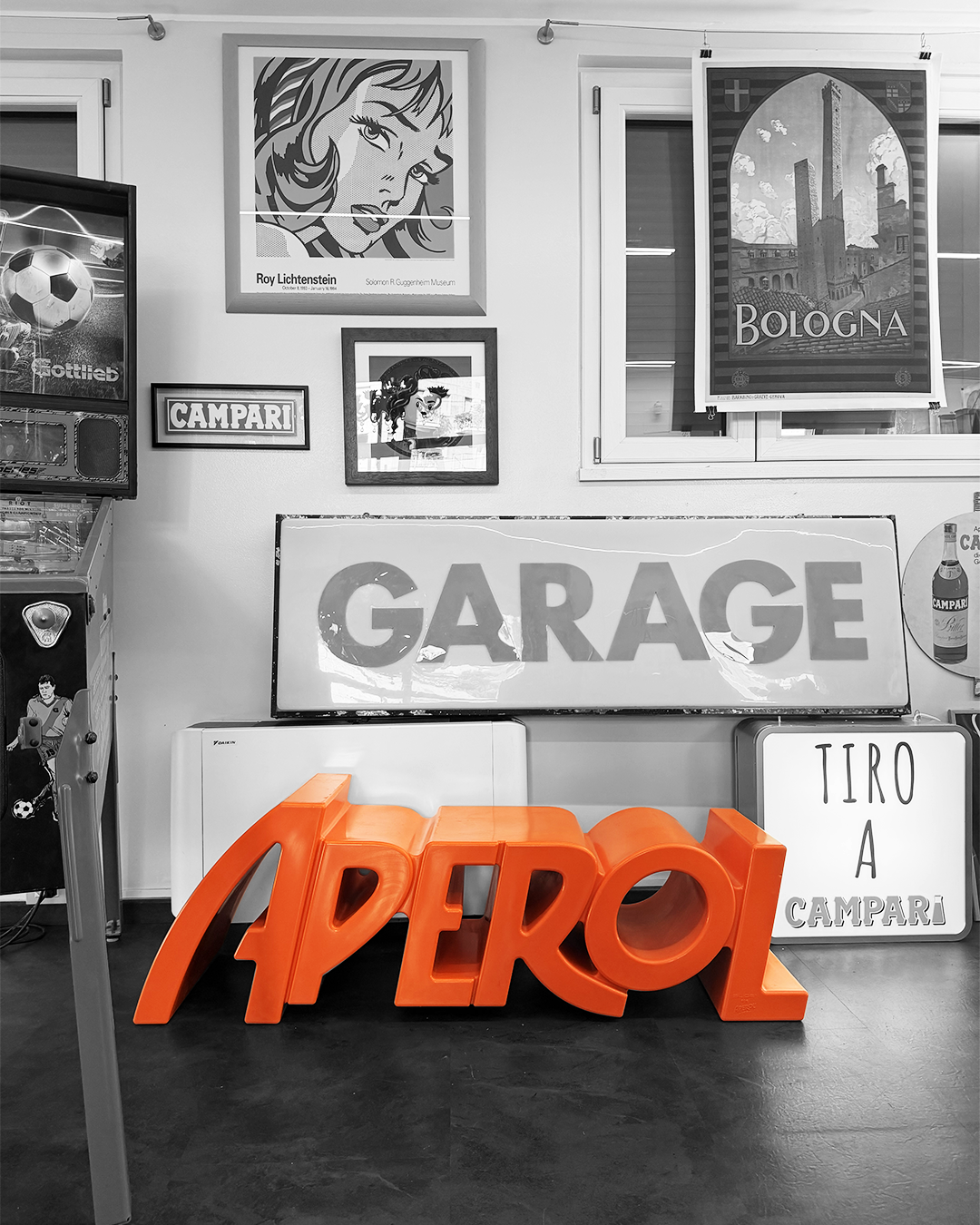 Panca pubblicitaria Aperol Spritz